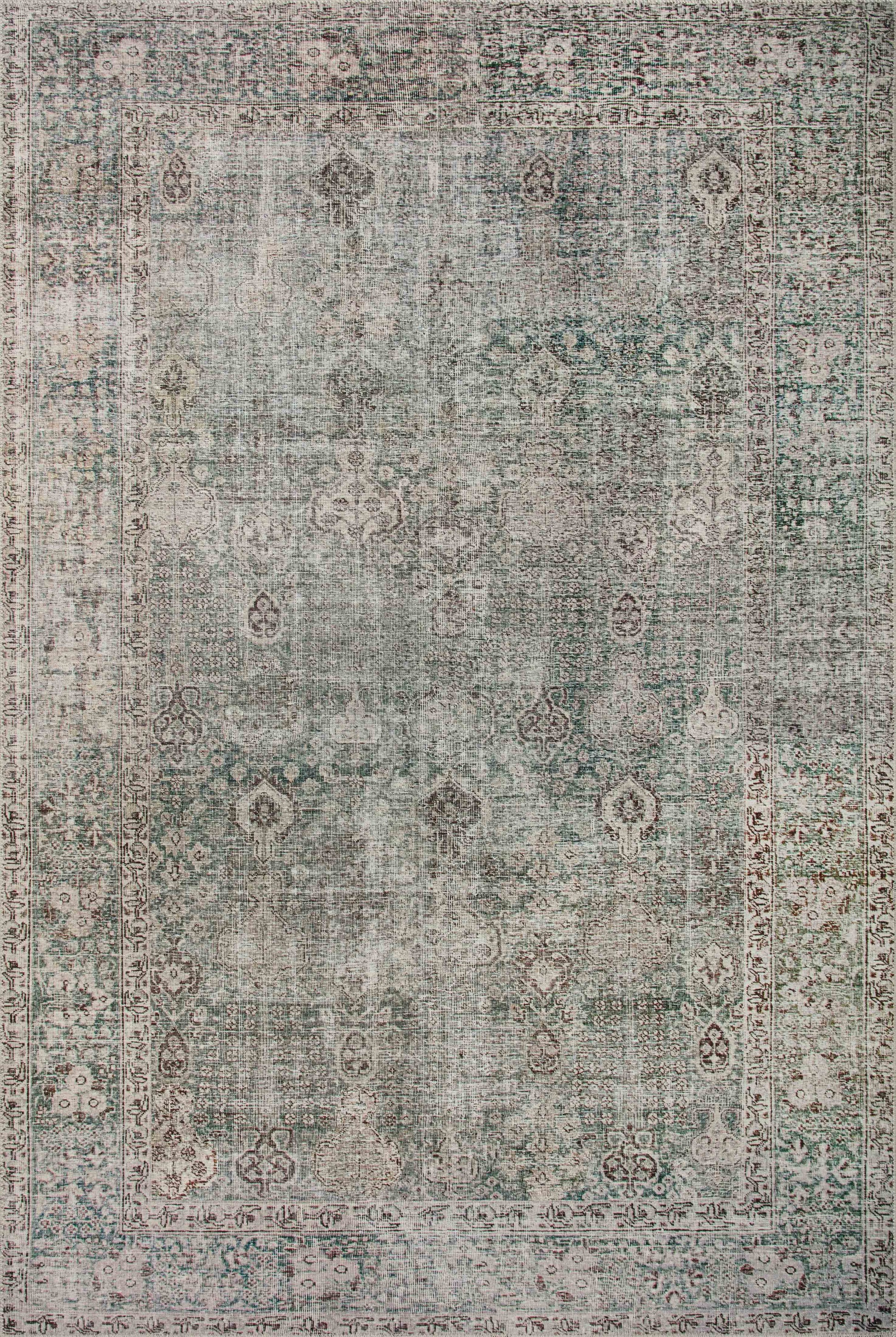 A picture of Loloi's Jules rug, in style JUL-08, color Emerald / Antique Ivory