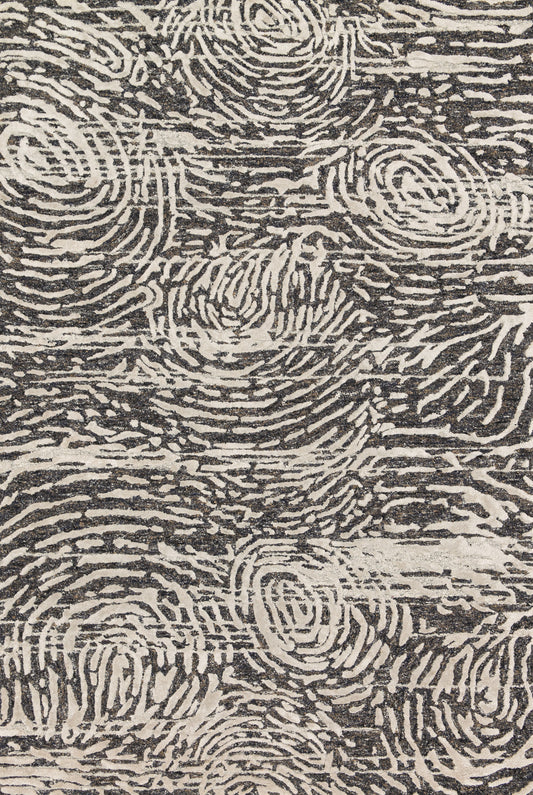 A picture of Loloi's Juneau rug, in style JY-04, color Charcoal / Silver