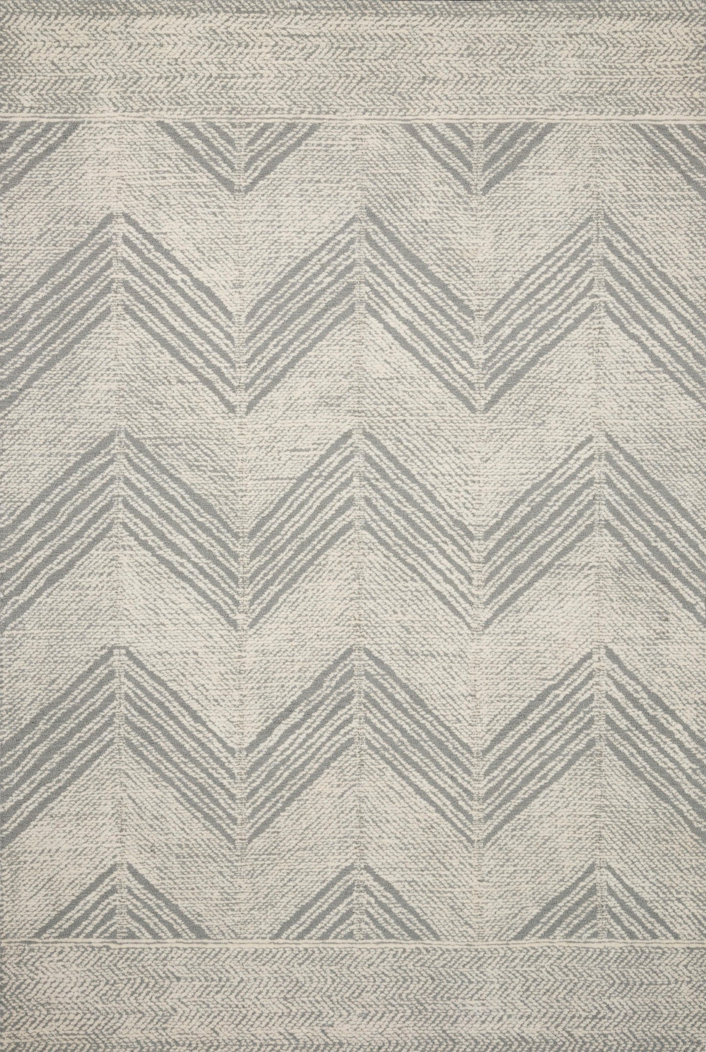 A picture of Loloi's Kopa rug, in style KO-02, color Grey / Ivory