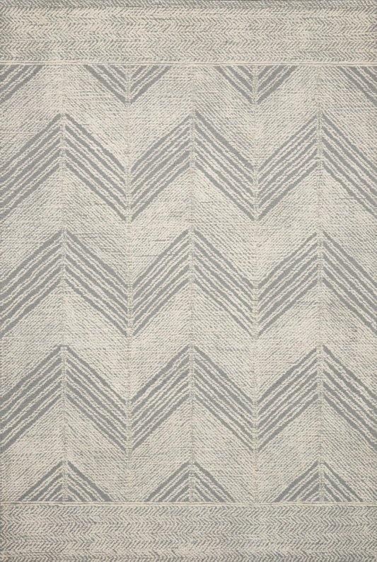 A picture of Loloi's Kopa rug, in style KO-02, color Grey / Ivory