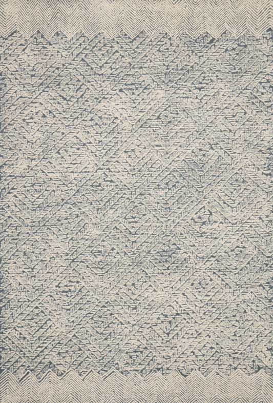 A picture of Loloi's Kopa rug, in style KO-05, color Blue / Ivory