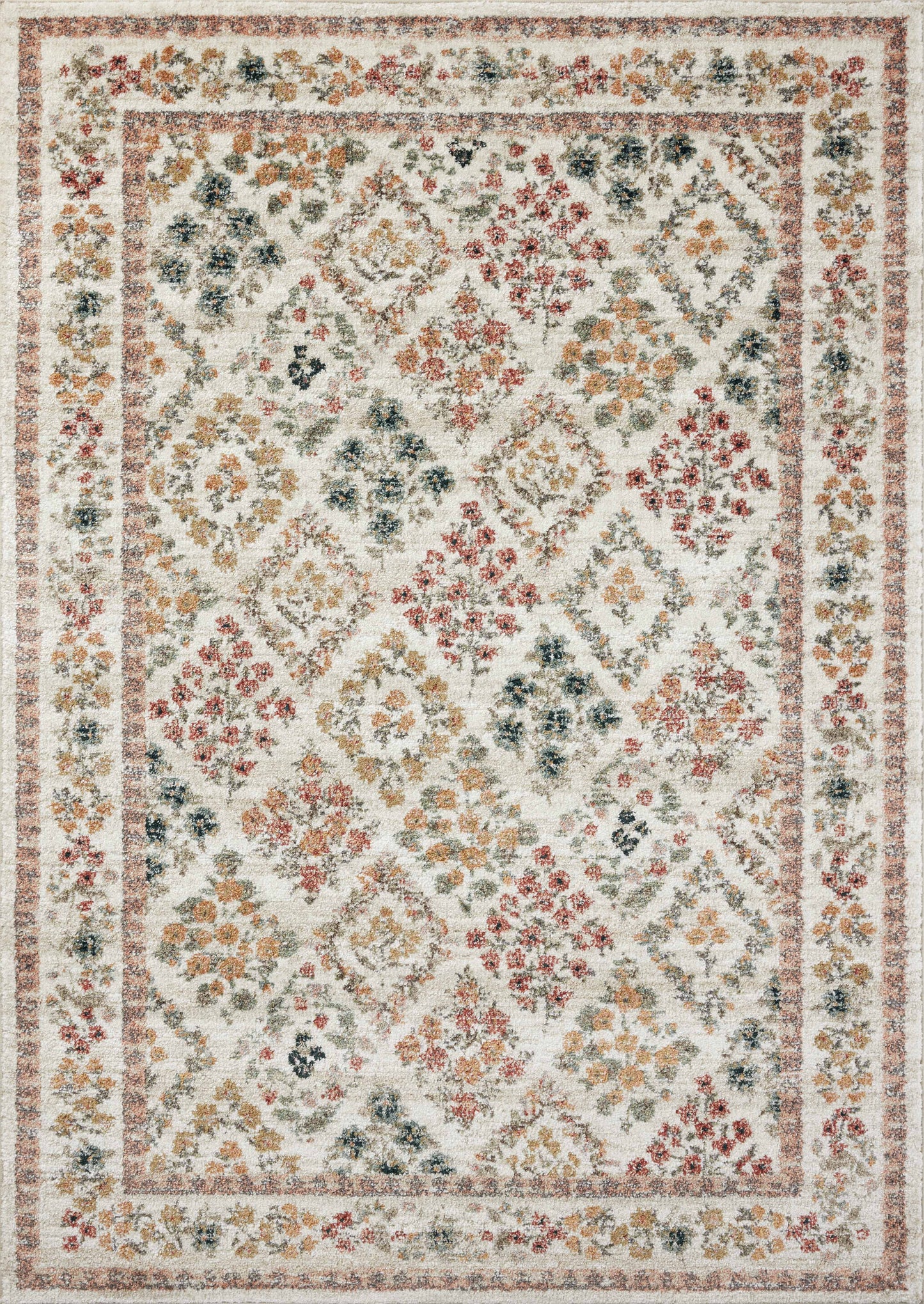 A picture of Loloi's Laurel rug, in style LAU-04, color Cream