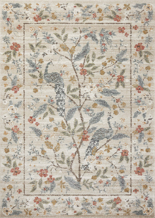 A picture of Loloi's Laurel rug, in style LAU-05, color Cream