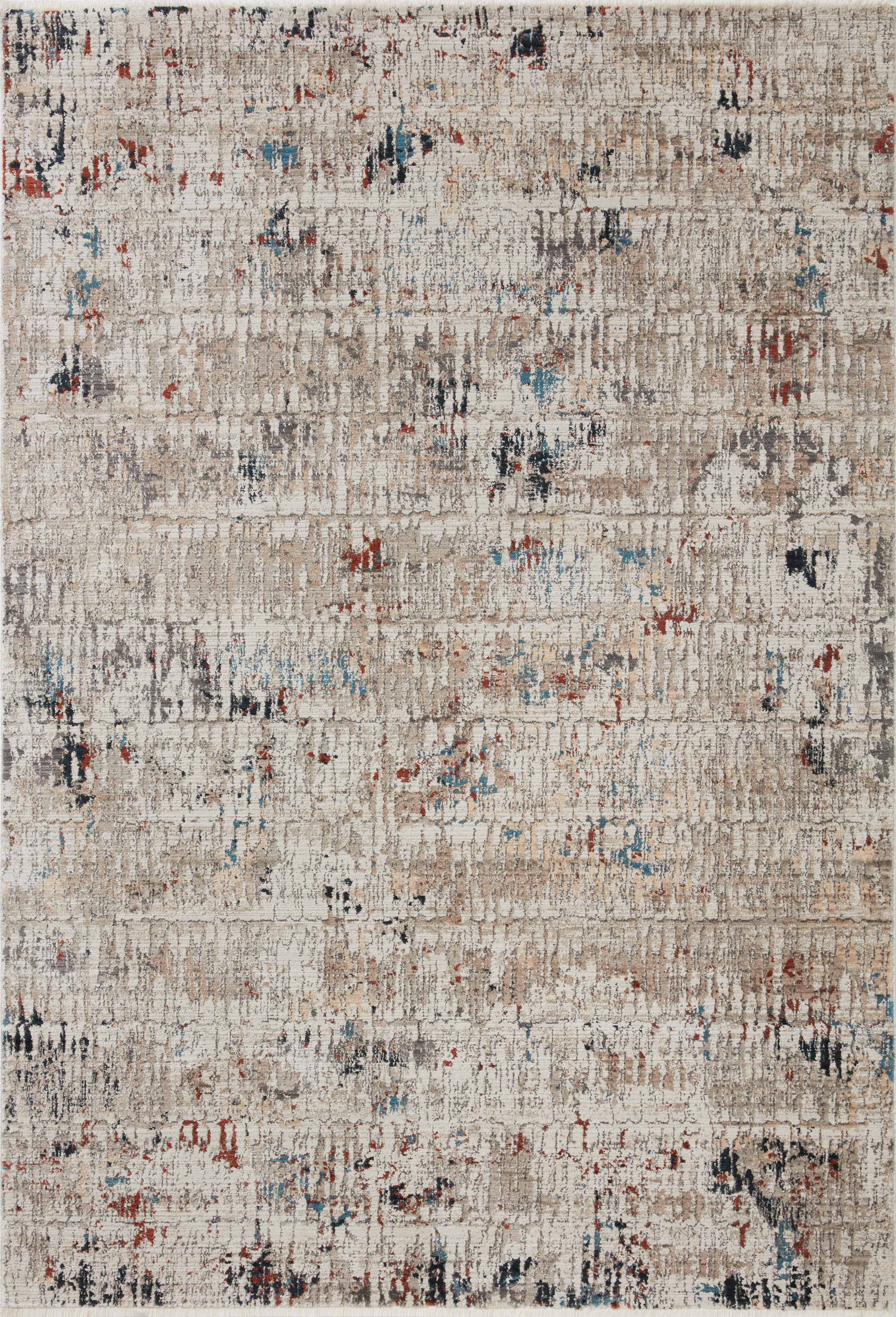 A picture of Loloi's Leigh rug, in style LEI-06, color Ivory / Multi