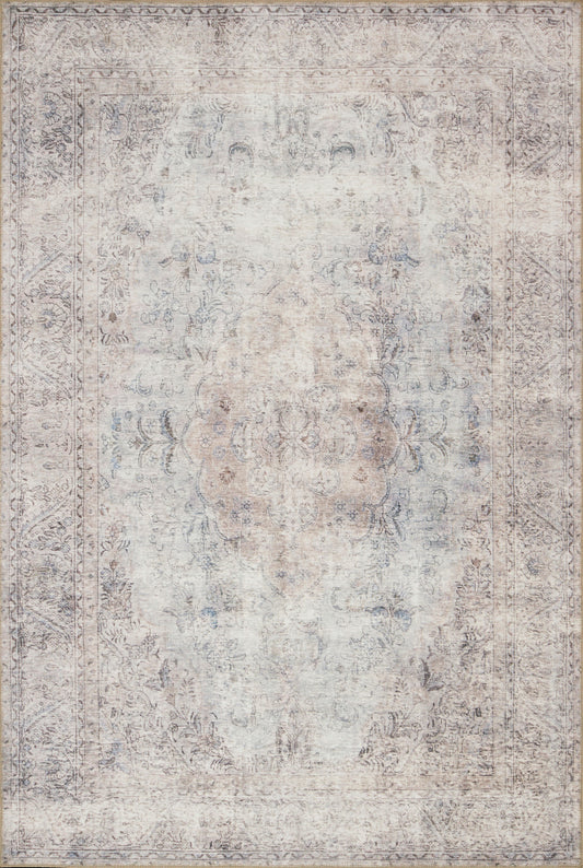 A picture of Loloi's Loren rug, in style LQ-04, color Silver / Slate