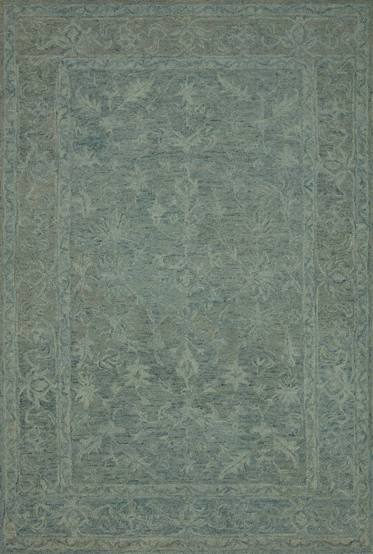 A picture of Loloi's Lyle rug, in style LK-05, color Teal