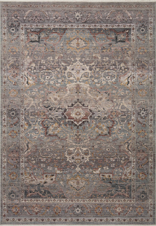 A picture of Loloi's Lyra rug, in style LYR-03, color Sky / Multi