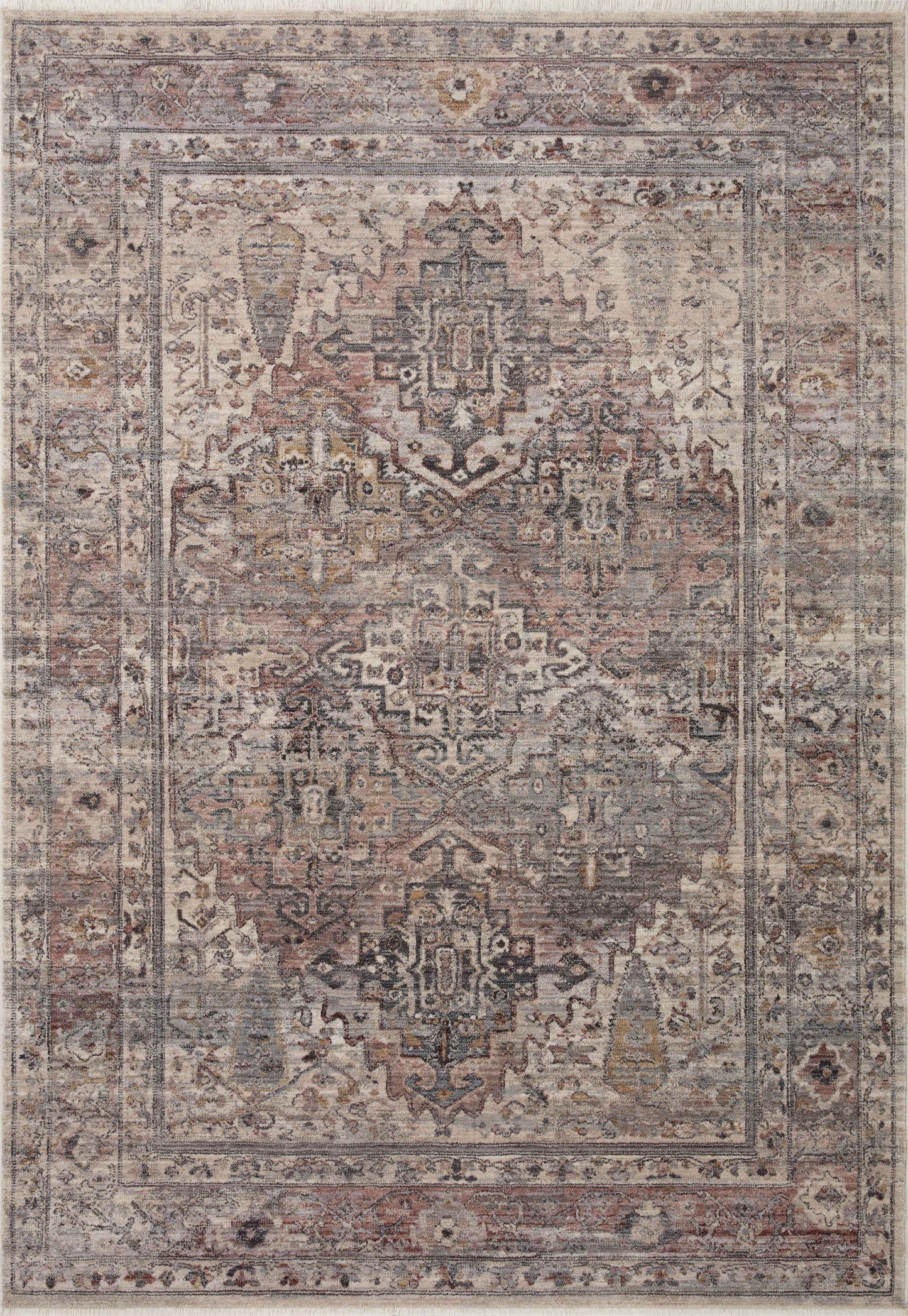 A picture of Loloi's Lyra rug, in style LYR-05, color Sunset / Silver