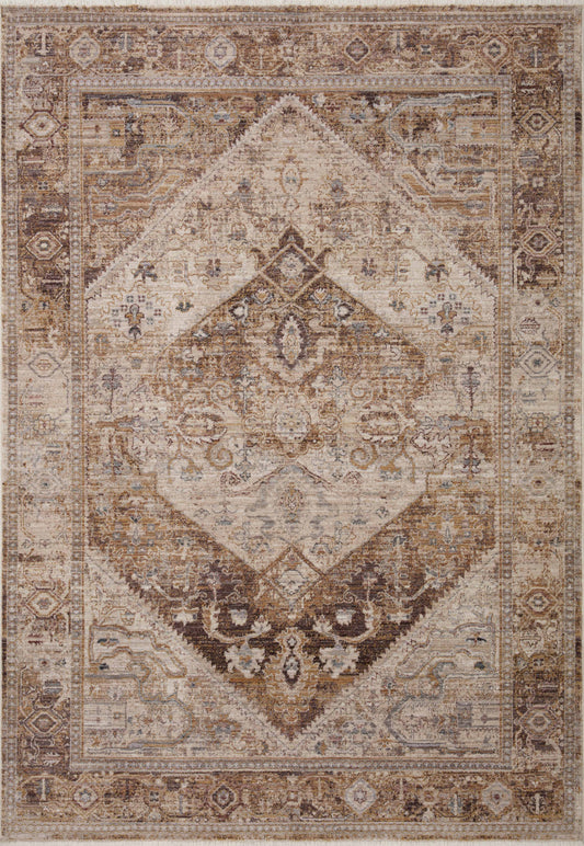 A picture of Loloi's Lyra rug, in style LYR-07, color Natural / Mocha