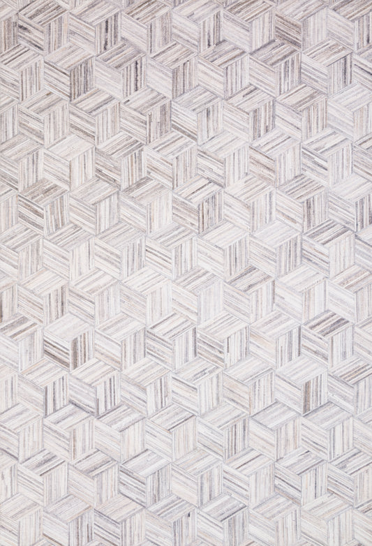 A picture of Loloi's Maddox rug, in style MAD-07, color Lt Grey / Ivory