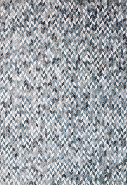 A picture of Loloi's Maddox rug, in style MAD-08, color Ocean / Grey