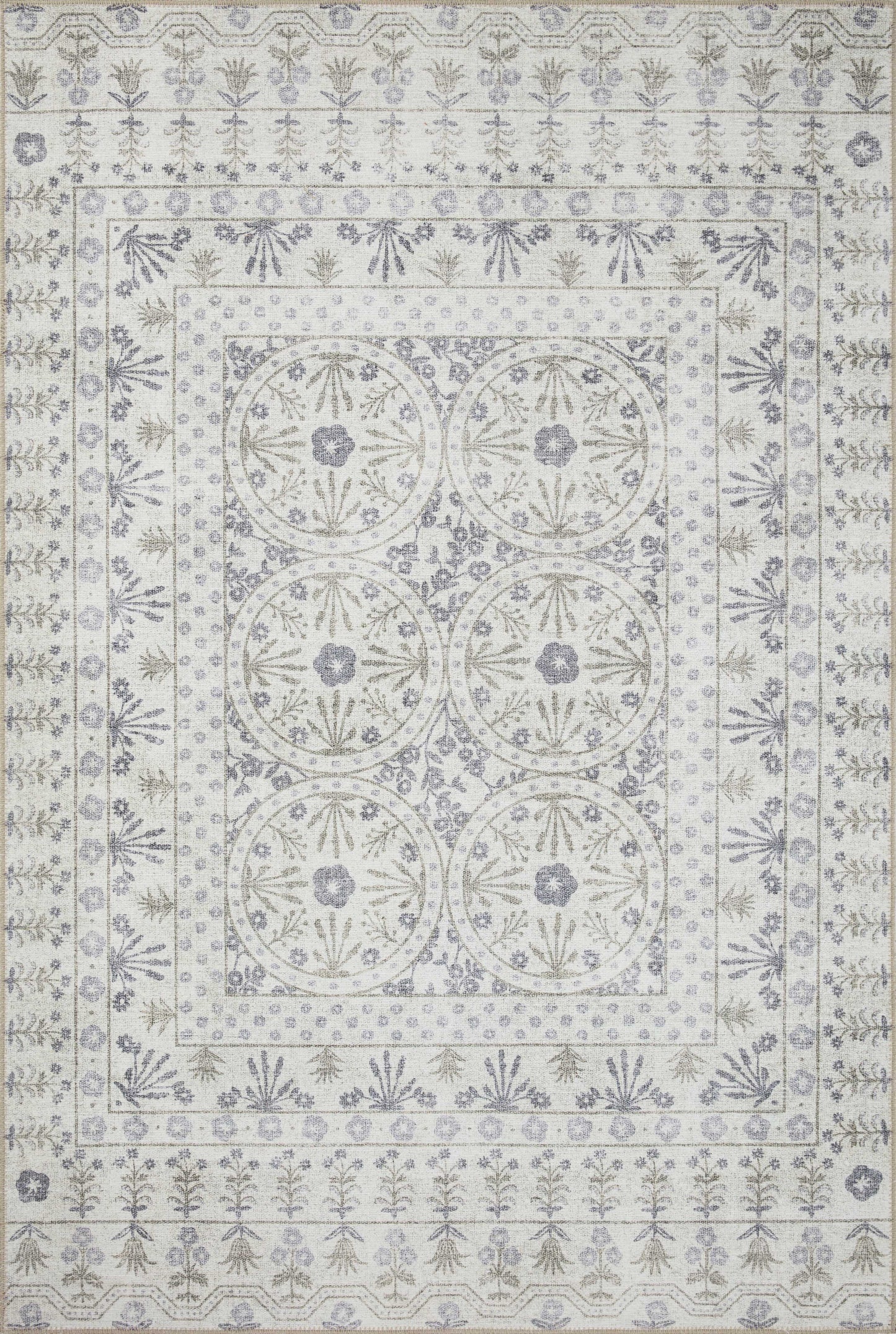 A picture of Loloi's Maison rug, in style MAO-03, color Rosette Ivory