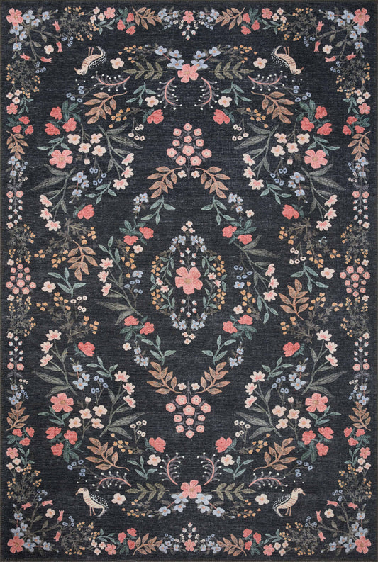 A picture of Loloi's Maison rug, in style MAO-04, color Tuileries Black
