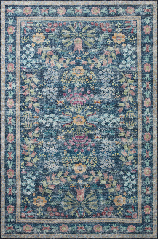 A picture of Loloi's Maison rug, in style MAO-06, color Blue / Multi