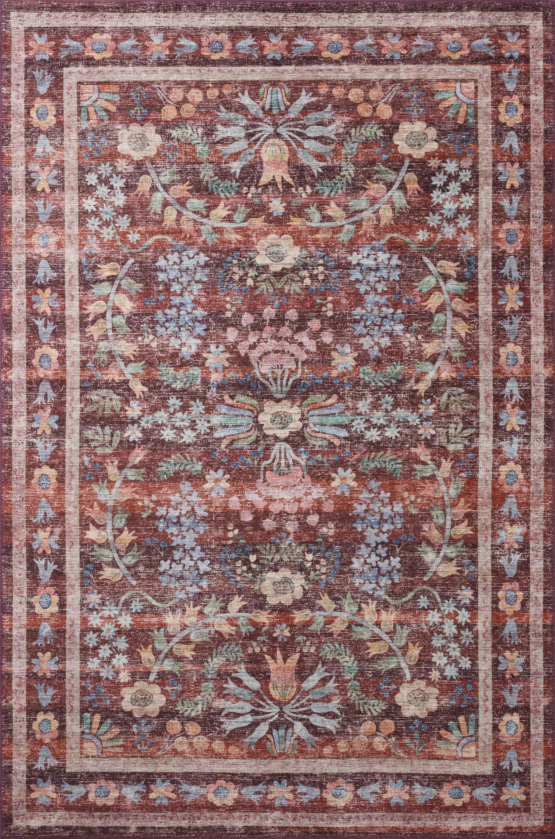 A picture of Loloi's Maison rug, in style MAO-06, color Red