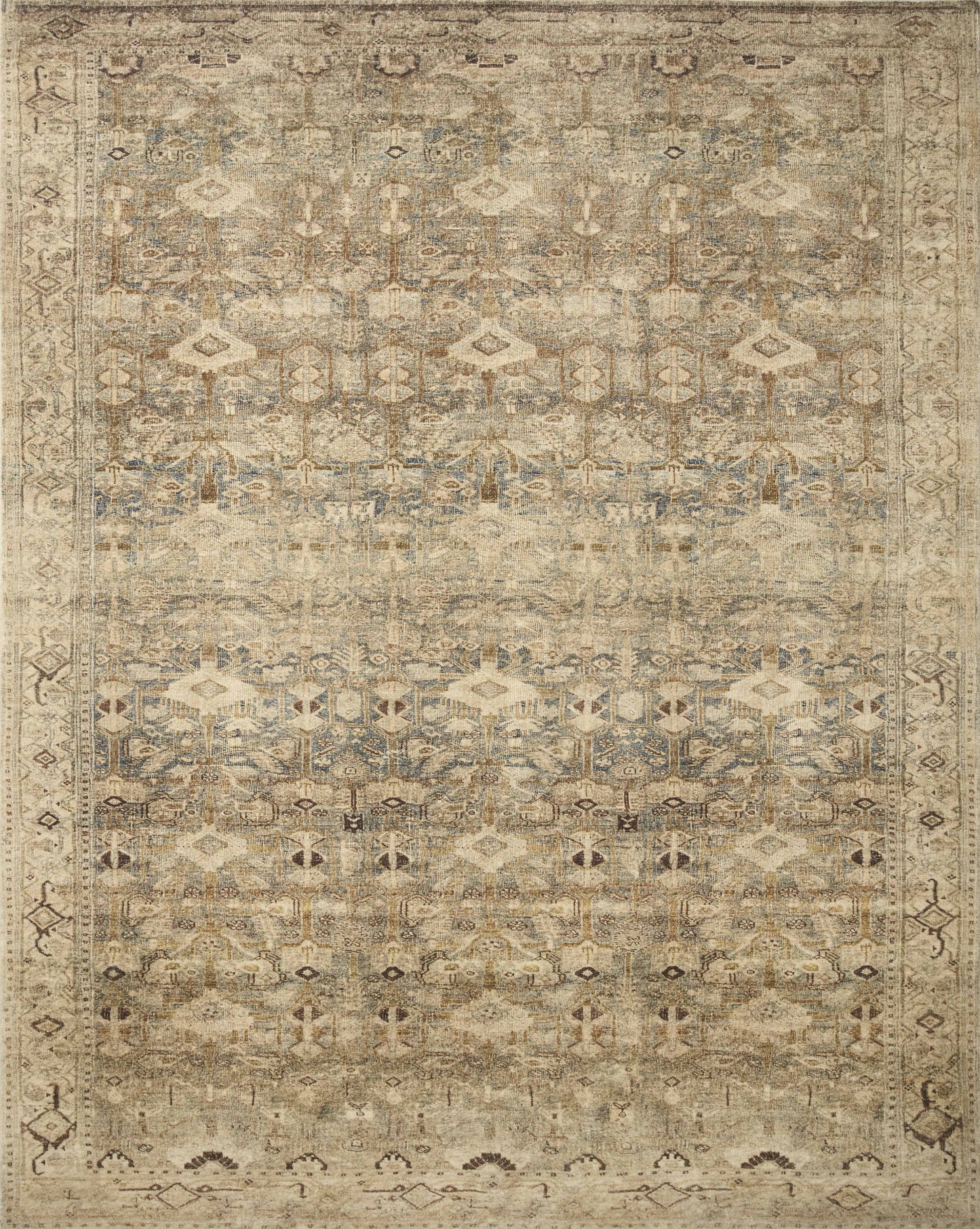 A picture of Loloi's Margot rug, in style MAT-04, color Antique / Sage