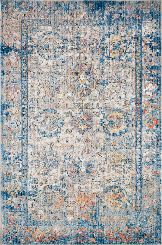 A picture of Loloi's Medusa rug, in style MED-04, color Blue / Multi