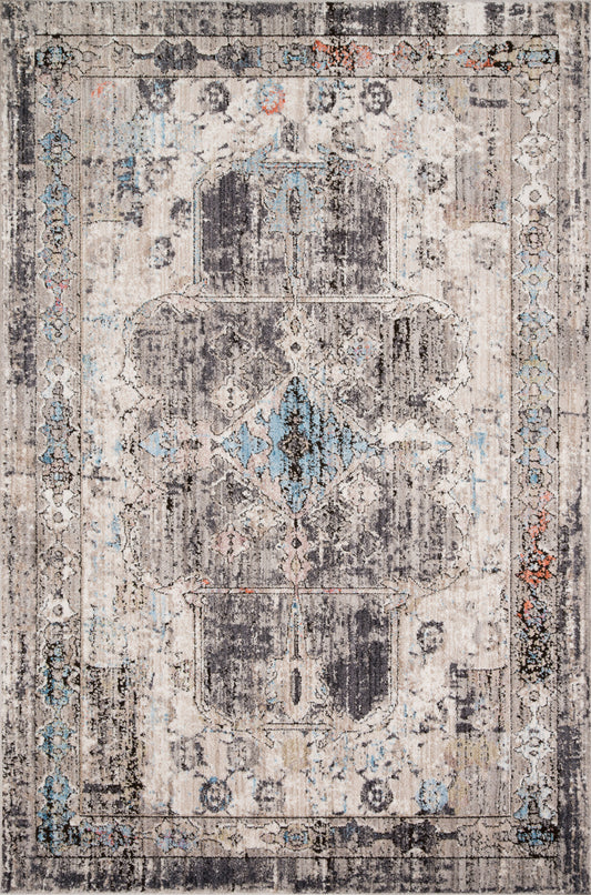 A picture of Loloi's Medusa rug, in style MED-05, color Natural / Stone