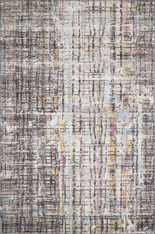 A picture of Loloi's Medusa rug, in style MED-08, color Charcoal / Multi