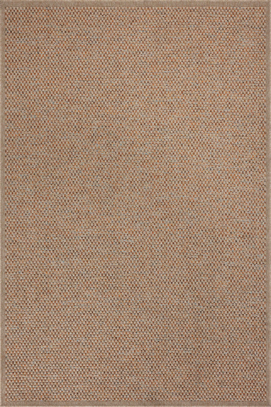 A picture of Loloi's Merrick rug, in style MER-01, color Oatmeal / Sunrise