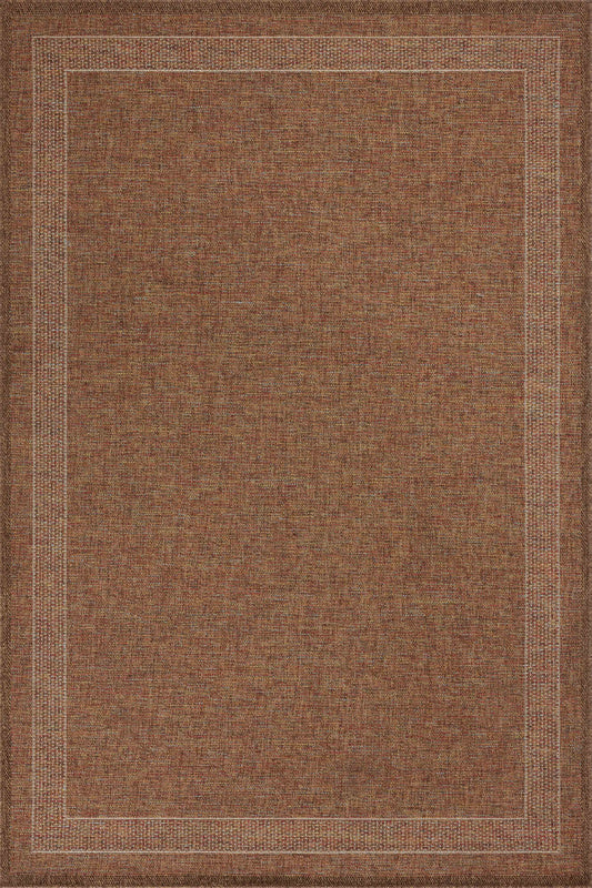 A picture of Loloi's Merrick rug, in style MER-07, color Cinnamon / Multi
