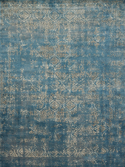 A picture of Loloi's Millennium rug, in style MV-05, color Blue / Taupe