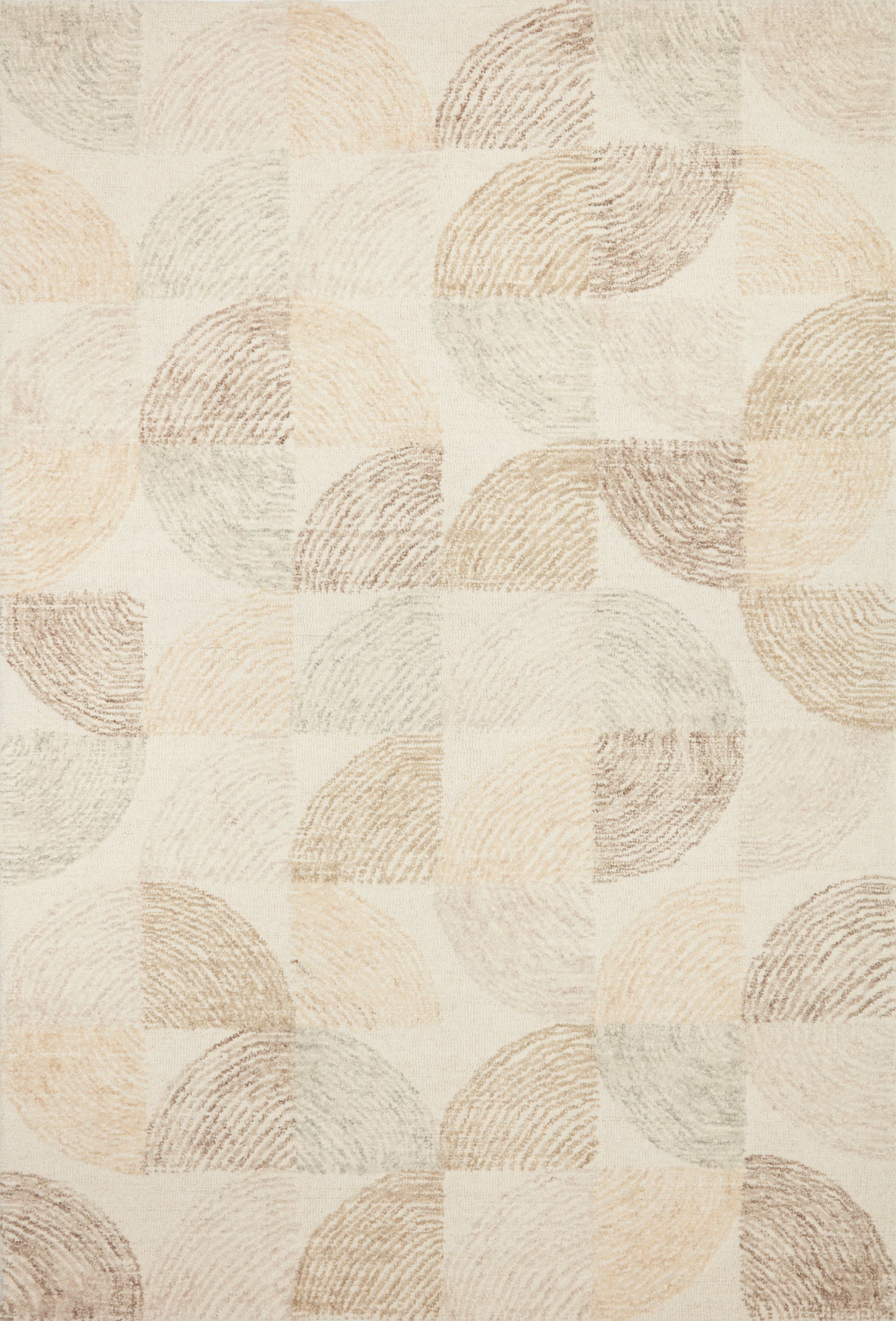 A picture of Loloi's Milo rug, in style MLO-03, color Pebble / Multi