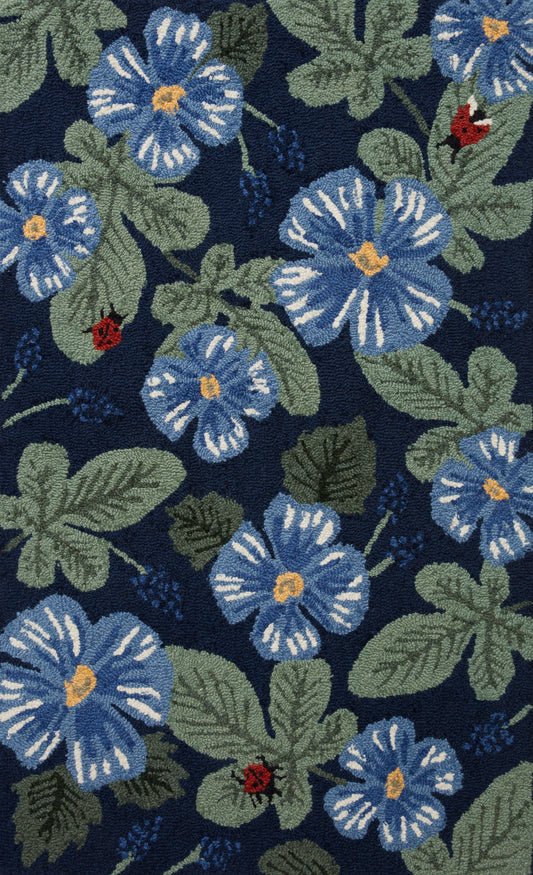 A picture of Loloi's Minnie rug, in style MIN-05, color Navy