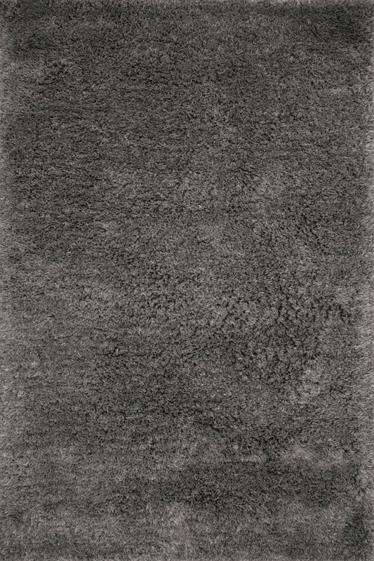 A picture of Loloi's Mila Shag rug, in style MIL-01, color Charcoal