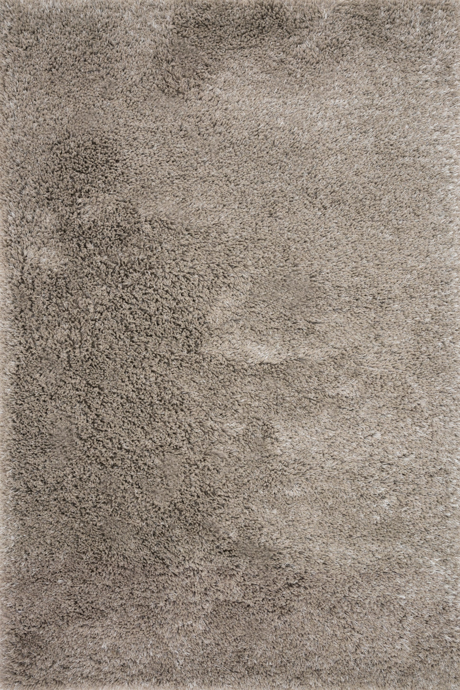 A picture of Loloi's Mila Shag rug, in style MIL-01, color Taupe