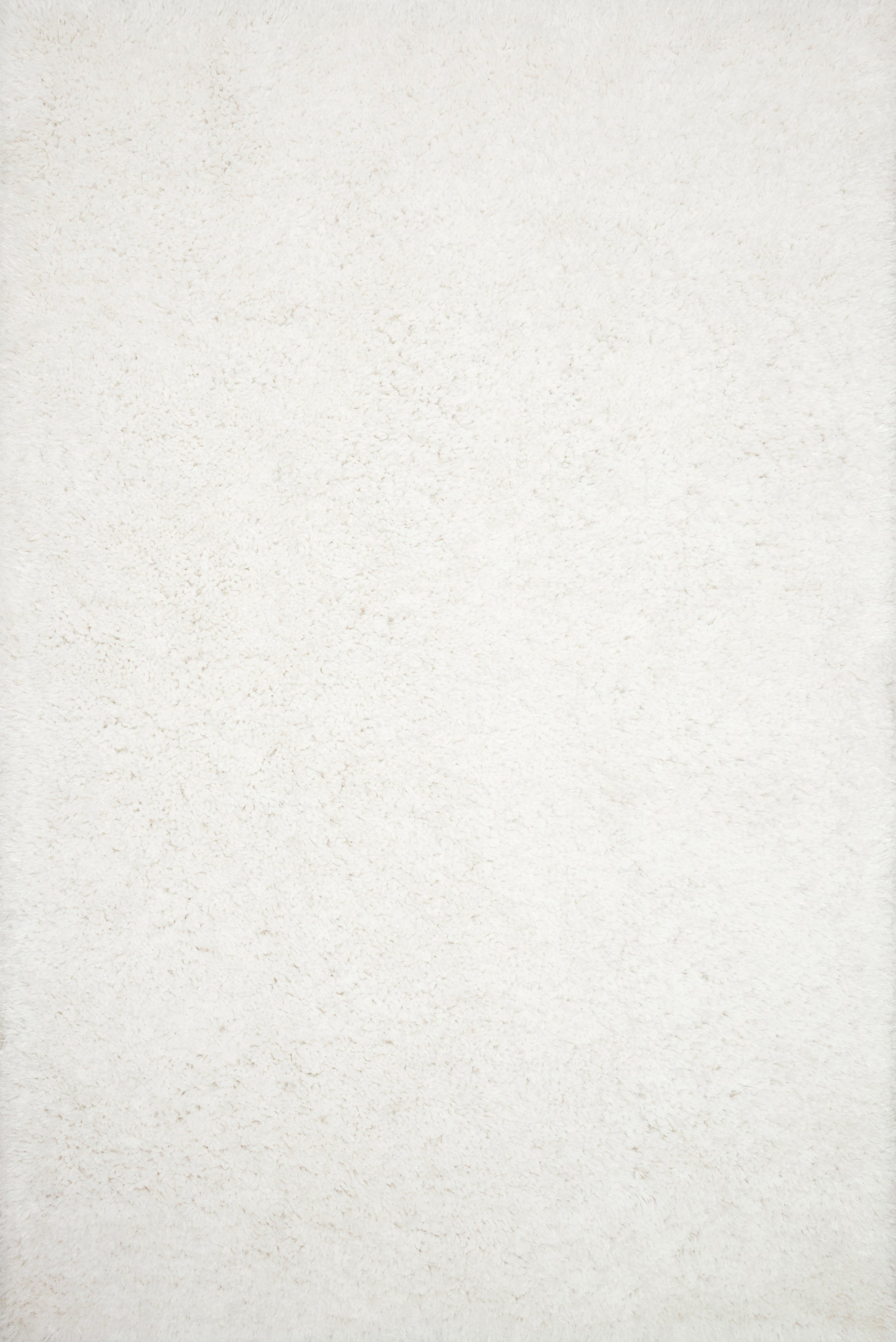 A picture of Loloi's Mila Shag rug, in style MIL-01, color White