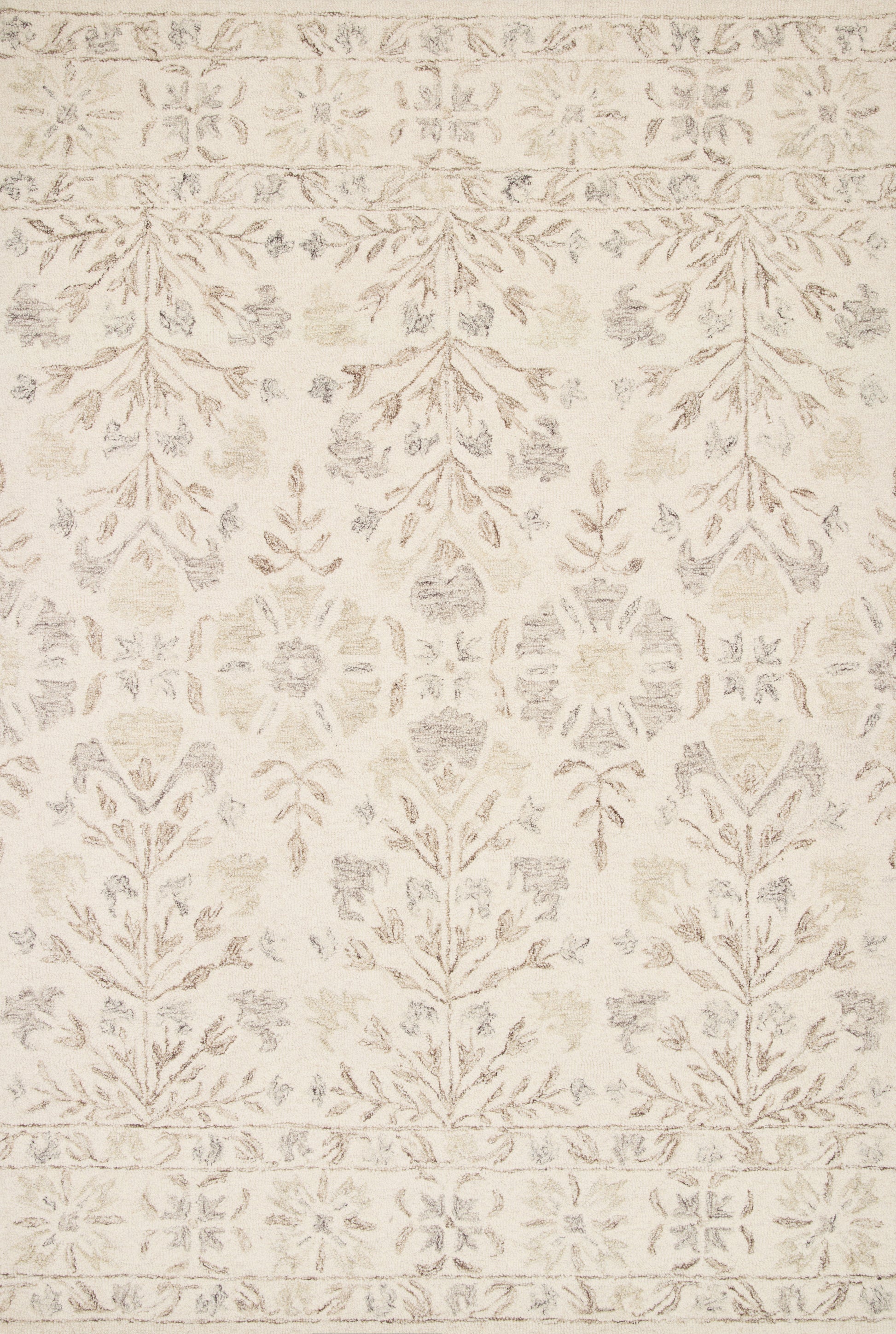 A picture of Loloi's Norabel rug, in style NOR-02, color Ivory / Neutral