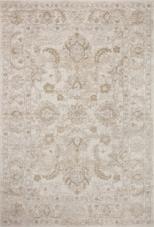 A picture of Loloi's Odette rug, in style ODT-03, color Ivory / Beige