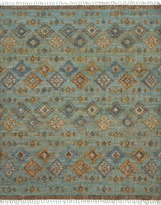 A picture of Loloi's Owen rug, in style OW-04, color Sea / Blue