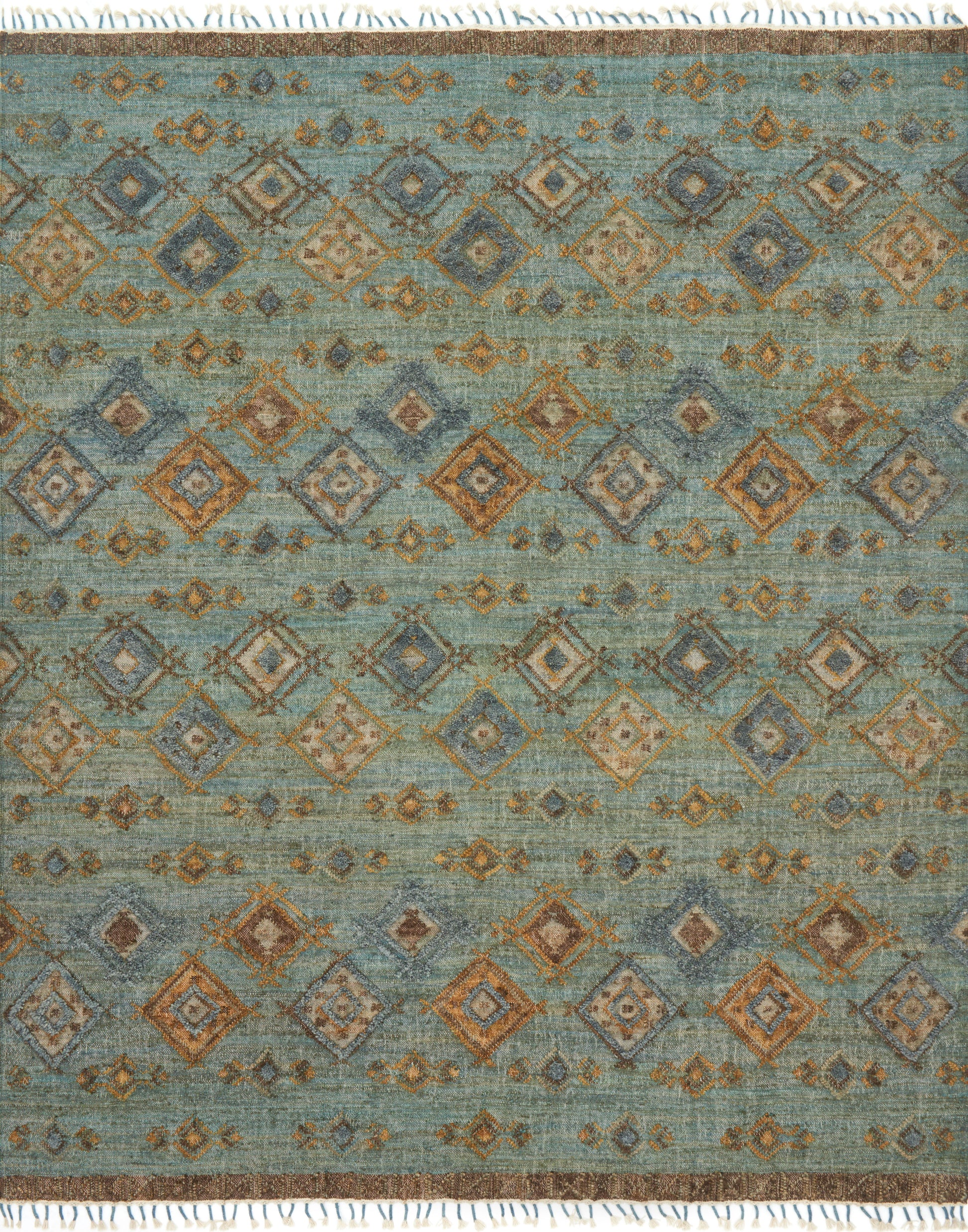 A picture of Loloi's Owen rug, in style OW-04, color Sea / Blue