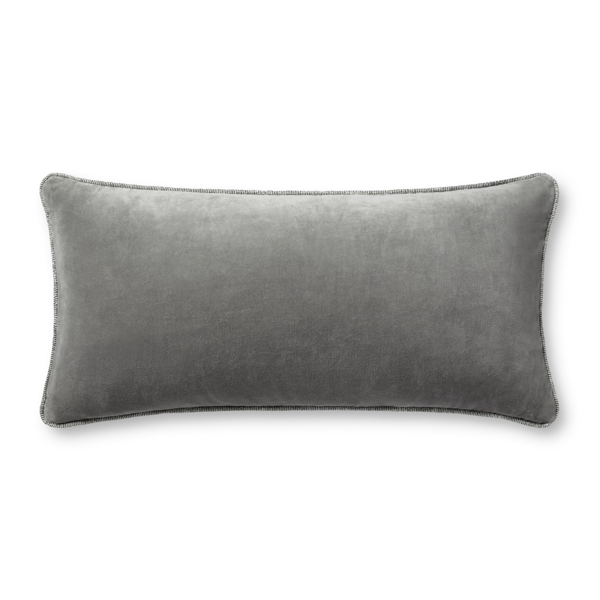 Photo of Loloi's Chris Loves Julia x Loloi Liza Grey 12'' x 27'' Cover w/Poly Pillow