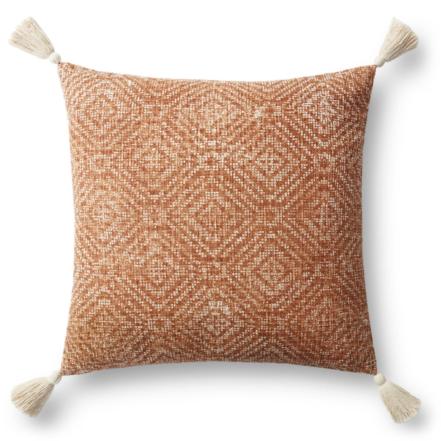 Photo of a pillow;  P0621 Orange 13" x 21" Cover w/Poly Pillow