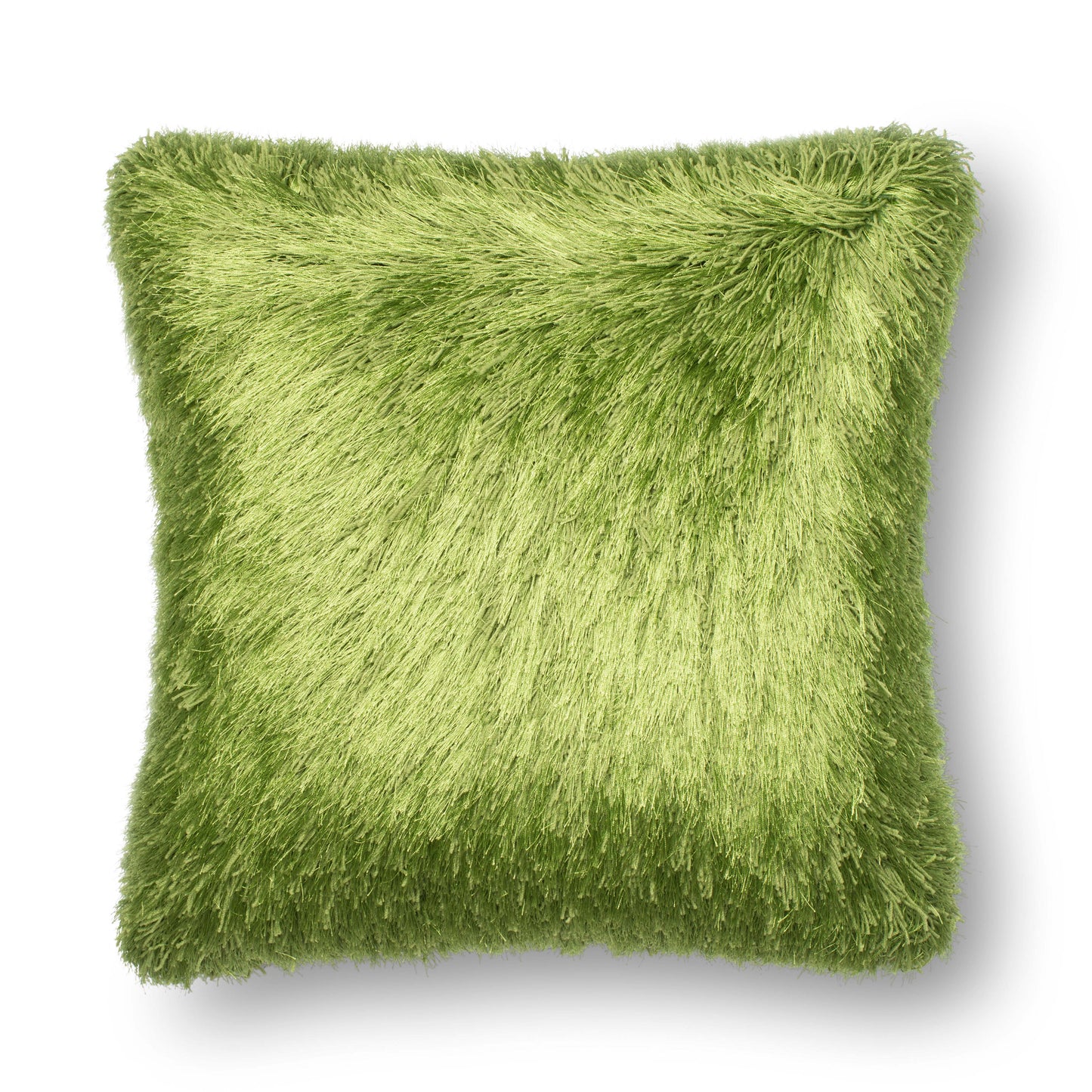 Photo of a pillow;  P0245 Green 22" x 22" Cover w/Poly Pillow