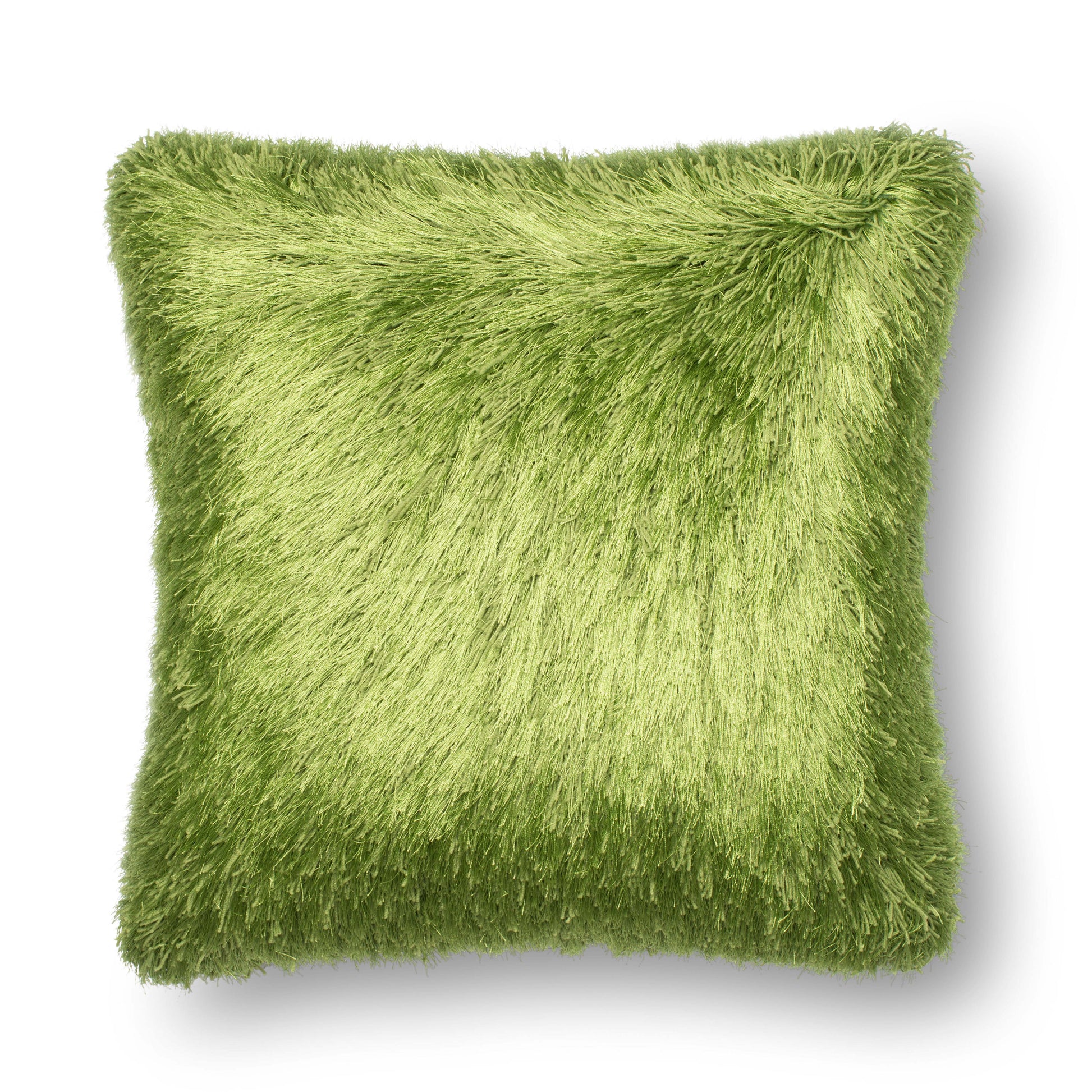 Photo of a pillow;  P0245 Green 22" x 22" Cover w/Poly Pillow