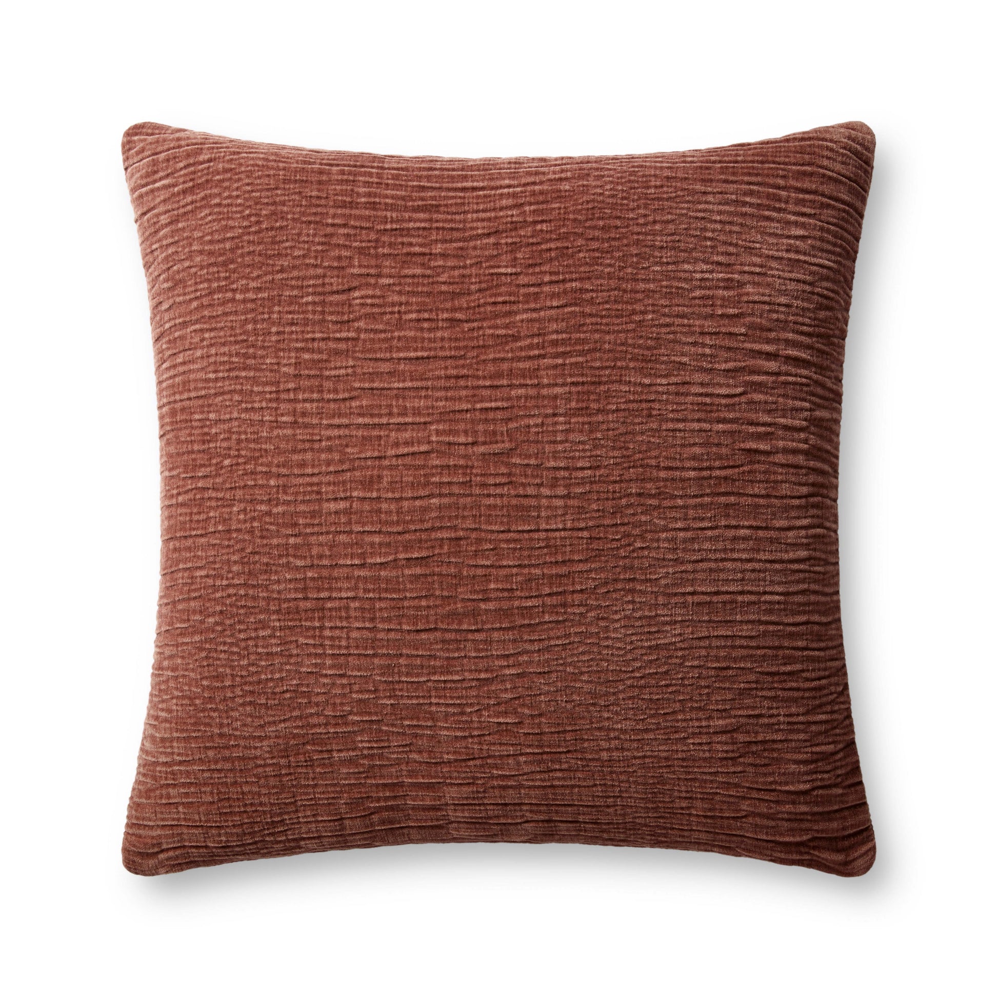 Photo of a pillow;  Copper 22'' x 22'' Cover w/Poly Pillow