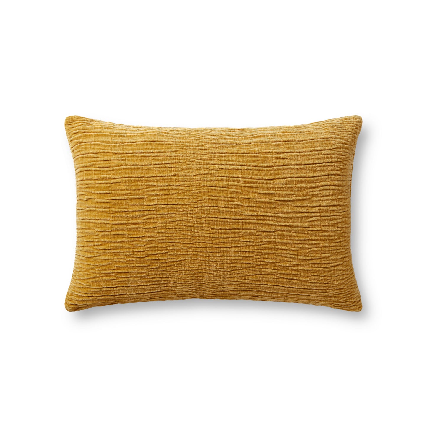 Photo of a pillow;  Gold 13'' x 21'' Cover w/Poly Pillow