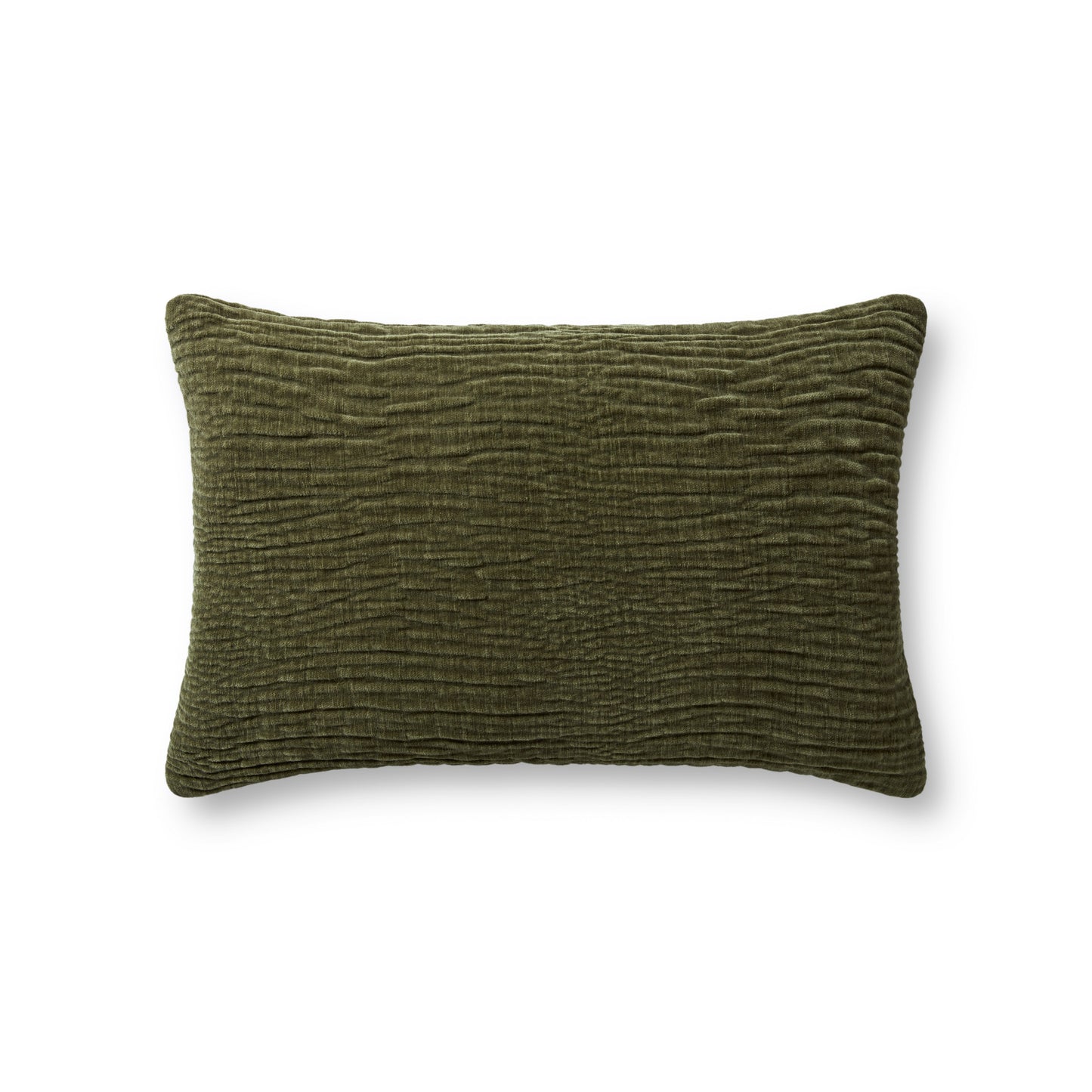 Photo of a pillow;  Olive 13'' x 21'' Cover w/Poly Pillow
