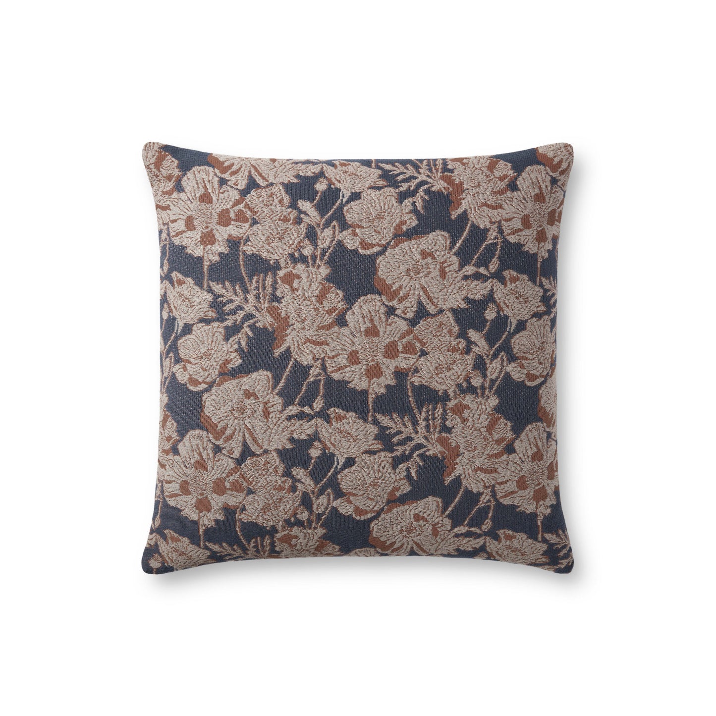 Photo of Loloi's Chris Loves Julia x LoloiMatilda Navy / Clay 18'' x 18'' Pillow