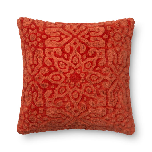 Photo of a pillow;  GPI09 Chili 22" x 22" Cover w/Poly Pillow