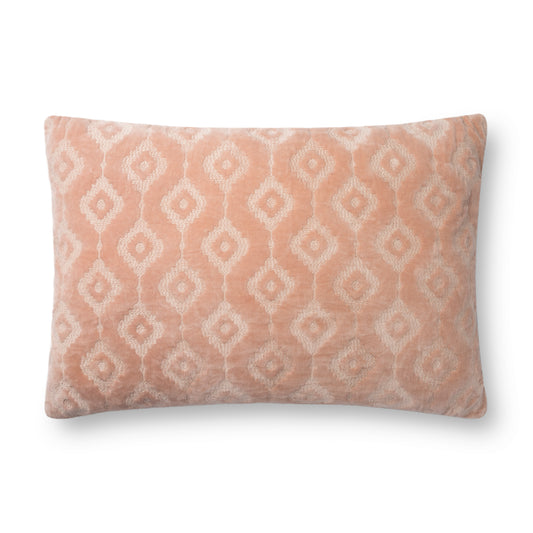 Photo of a pillow;  P0866 Blush 16" x 26" Cover w/Poly Pillow