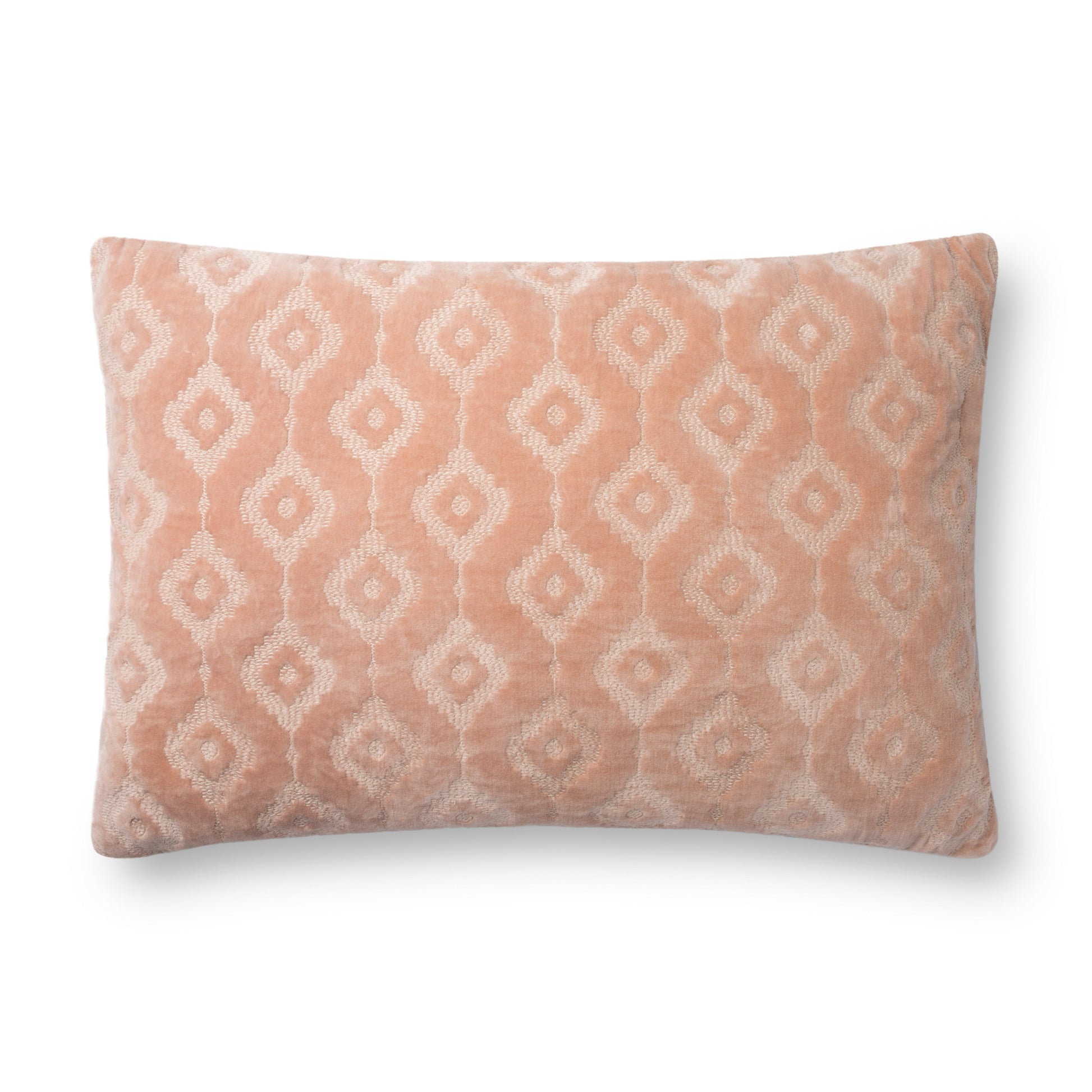 Photo of a pillow;  P0866 Blush 16" x 26" Cover w/Poly Pillow