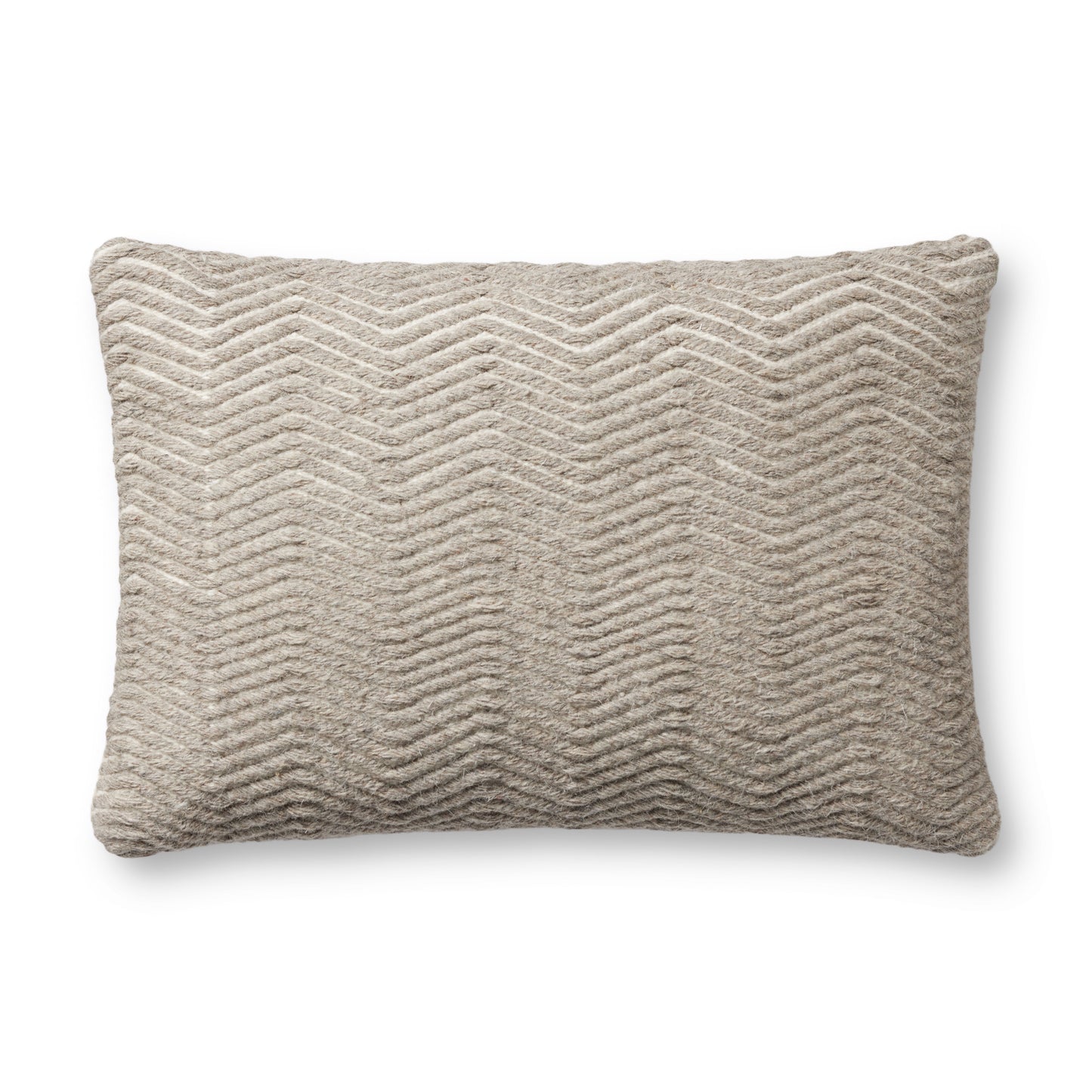 Photo of a pillow;  PLL0120 Natural 16'' x 26'' Cover Only Pillow