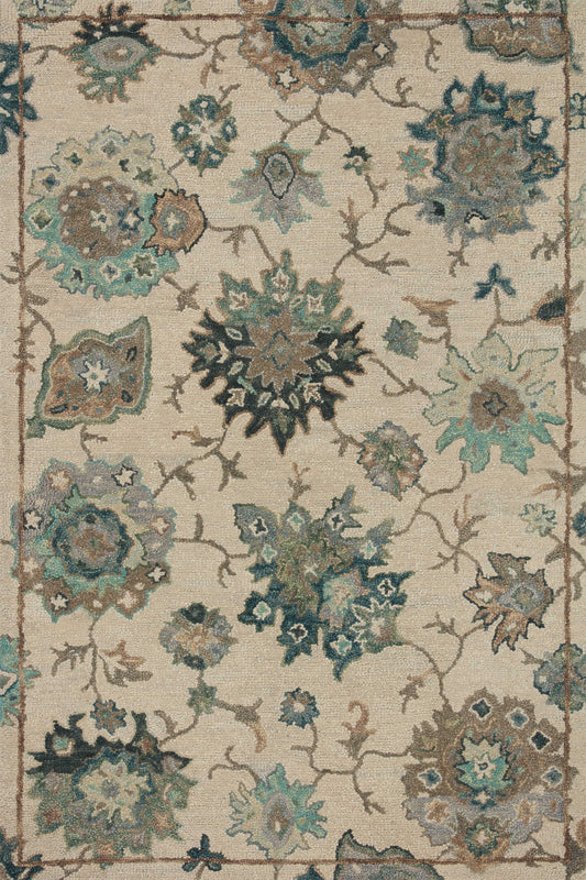 A picture of Loloi's Padma rug, in style PMA-03, color Ivory / Blue