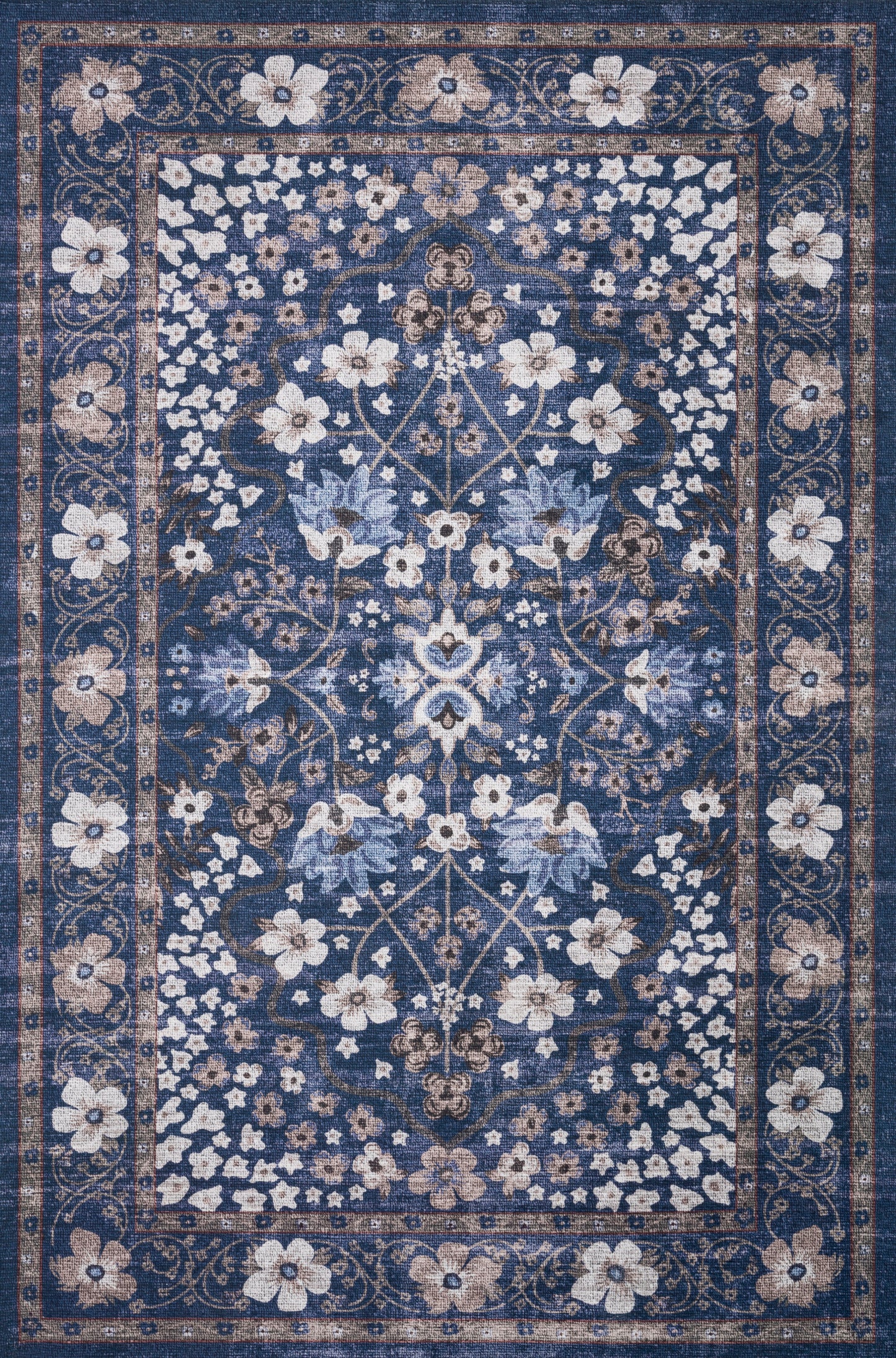 A picture of Loloi's Palais rug, in style PAL-02, color Navy