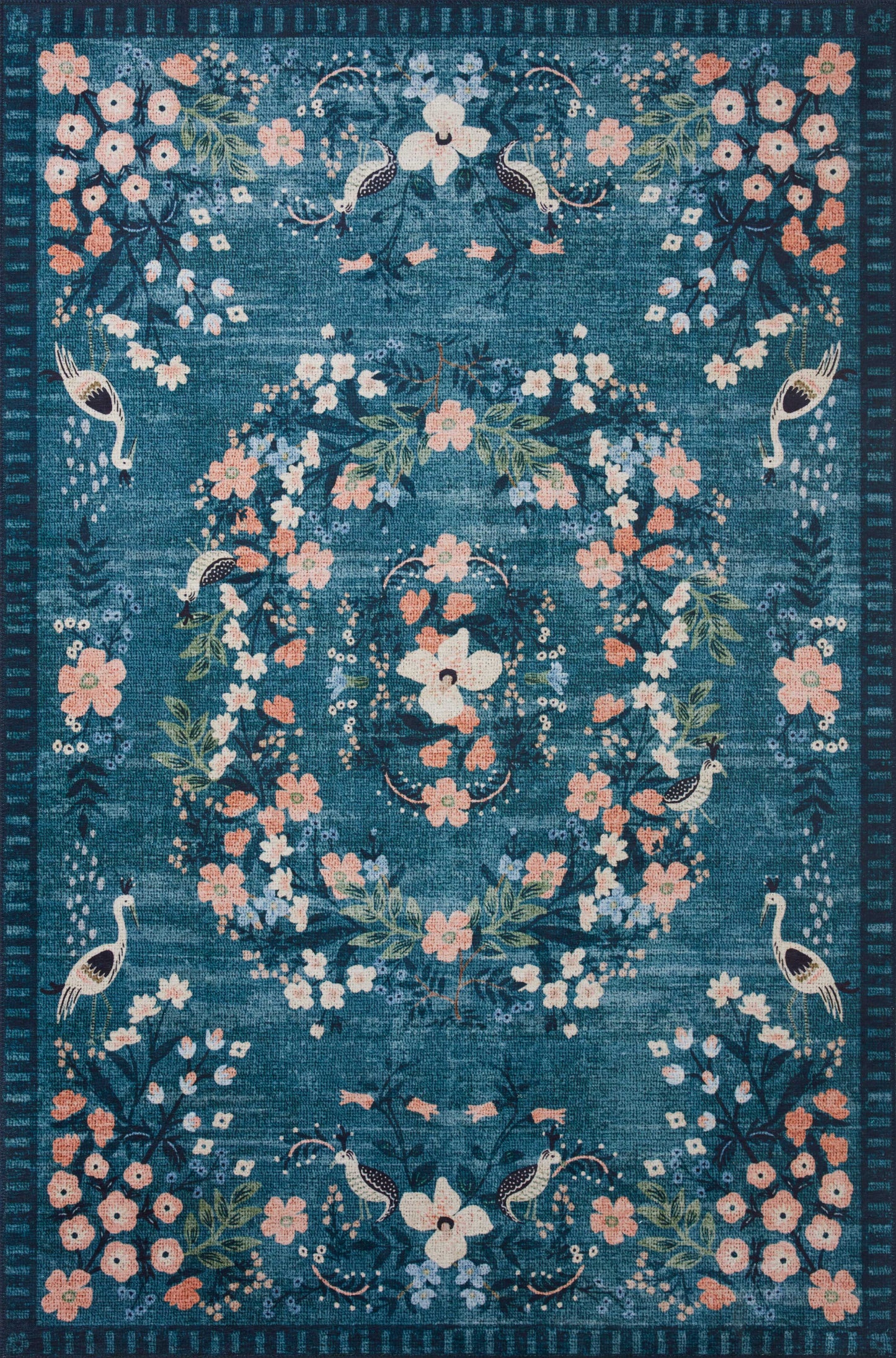 A picture of Loloi's Palais rug, in style PAL-03, color Teal
